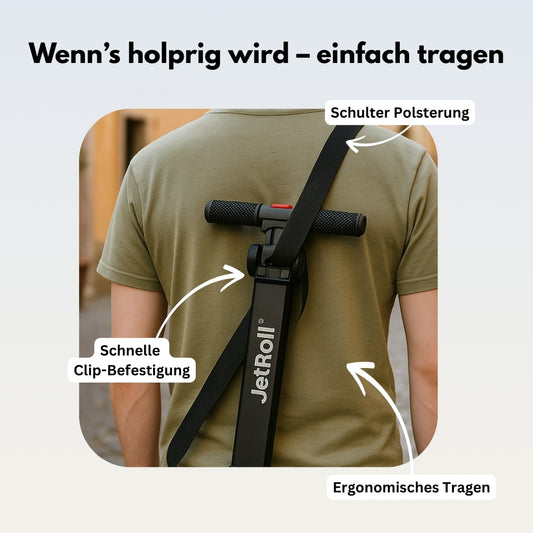 Tragen statt ziehen – Tragegurt