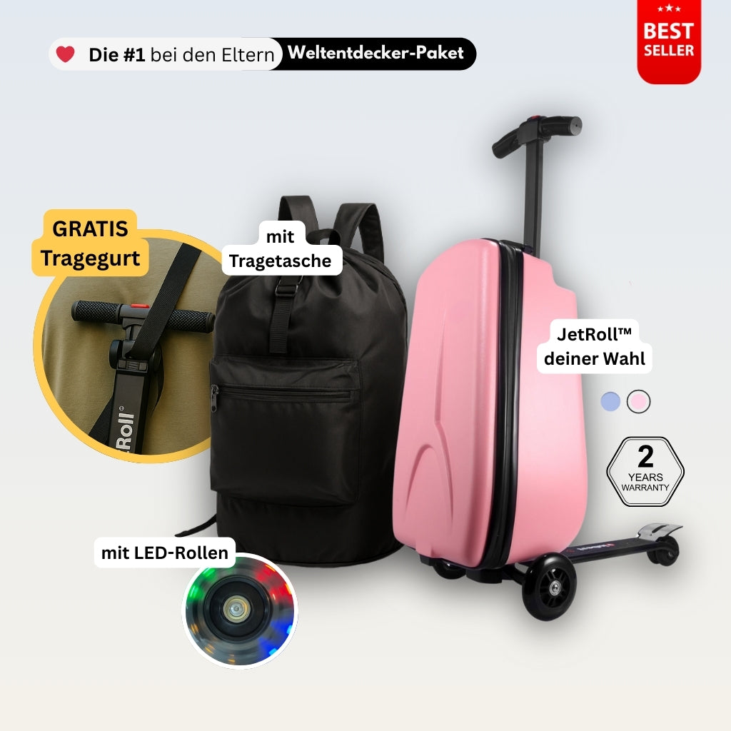 Das #1 Weltentdecker Paket - Style. Spaß. Komfort. In einem Set.